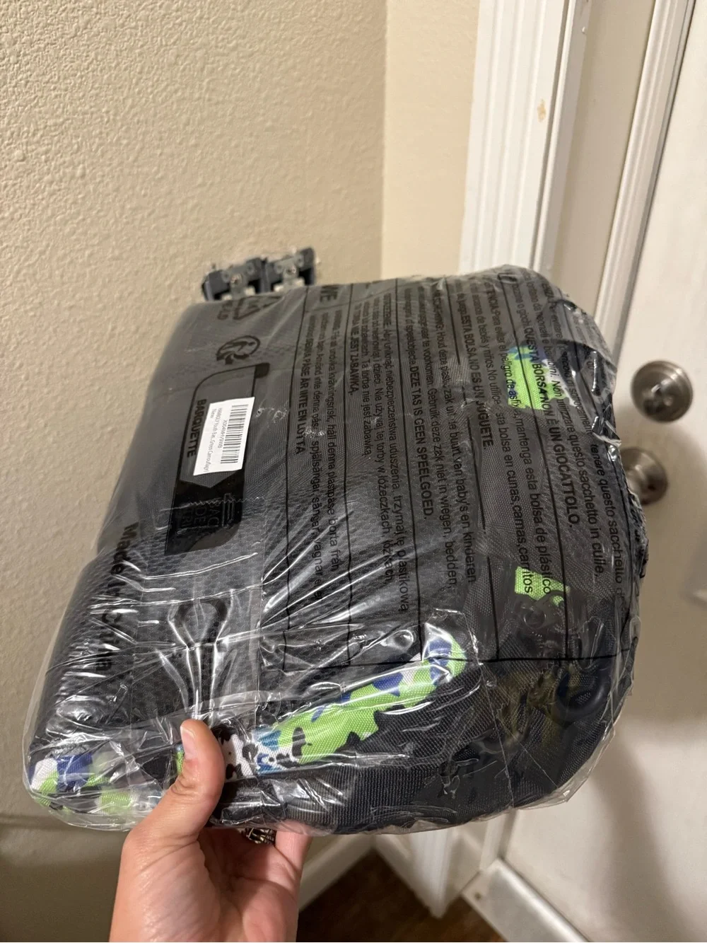 NEW IN PACKAGE Youth Camo Baseball Backpack - Blue/Green ordered two by accident